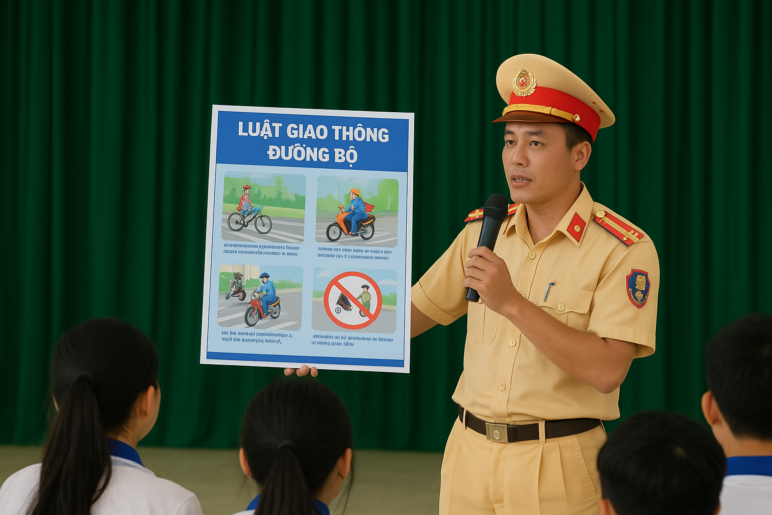 TUYÊN TRUYỀN LUẬT GIAO THÔNG ĐƯỜNG BỘ